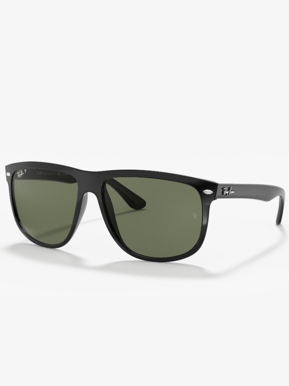Ray-Ban RB4147 Boyfriend Black/Dark Green Polarized Sunglasses